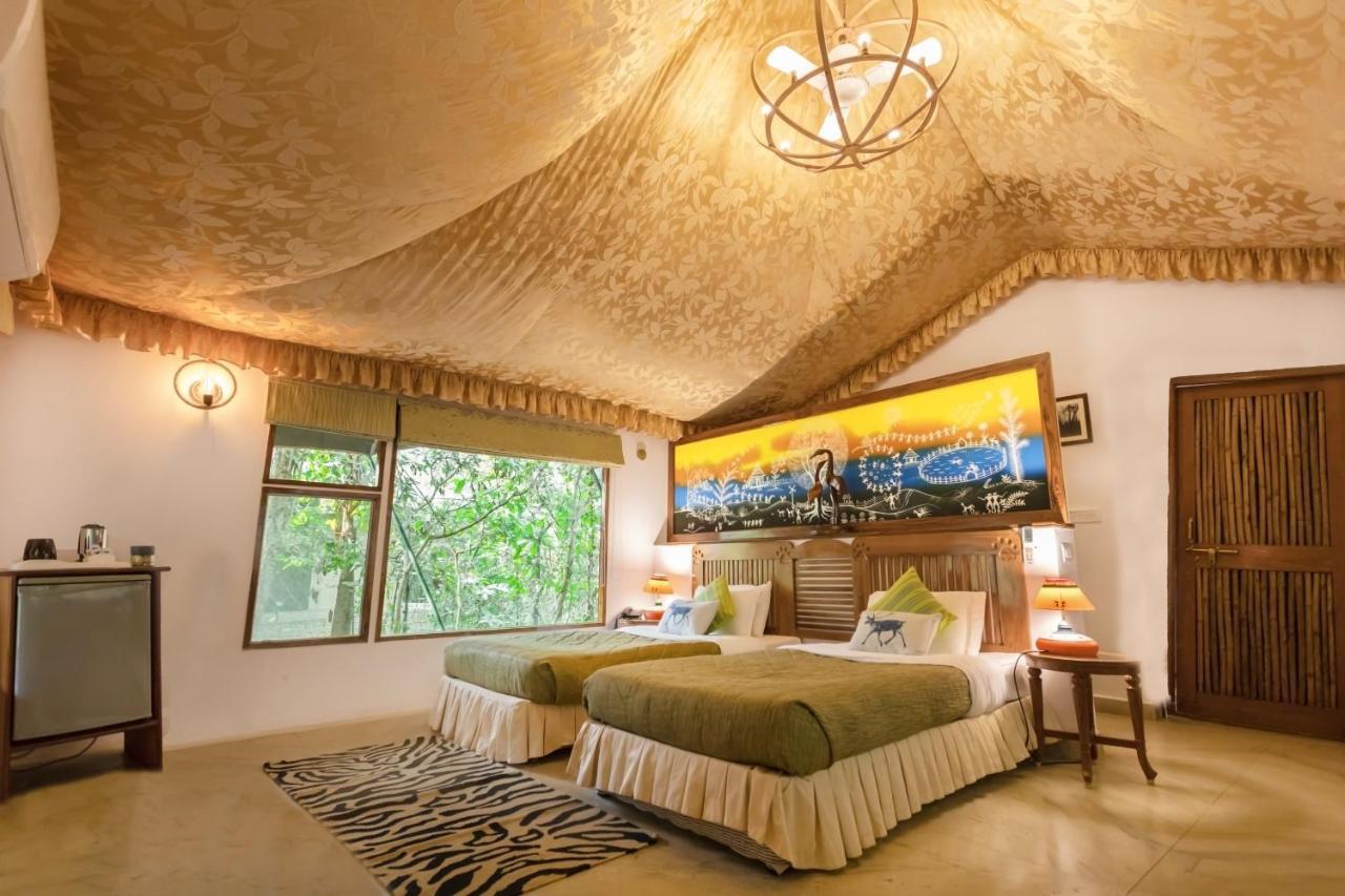 Pench Jungle Camp Hotel Khawasa Ngoại thất bức ảnh
